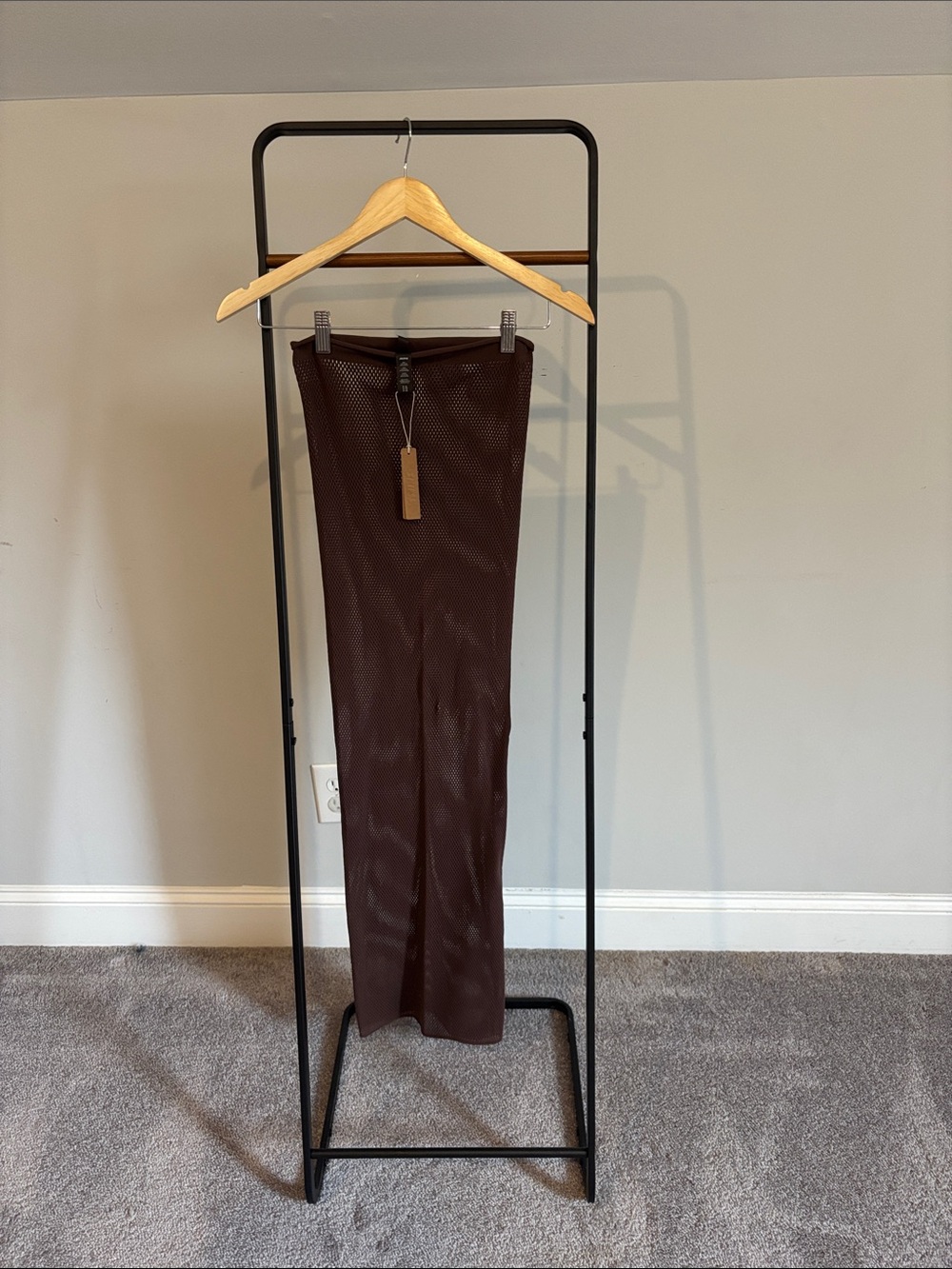 SKIMS Men's Dark Brown Knit Pants